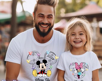 Mickey and Friends Disney Trip 2026 Shirt,  Epcot 1982 Family Matching Tee