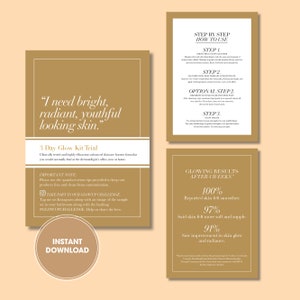 Carte Arbonne Derm Results Gold Bag Drop