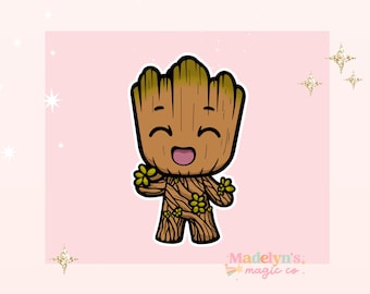 Groot Sticker ~ Laptop Sticker ~ Disney Sticker ~ Disney Marvel Sticker ~ Magical Sticker~ Water Bottle Sticker ~ Marvel ~ Avenger