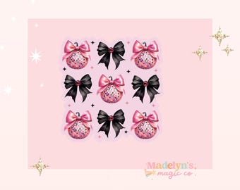 Pink Halloween Coquette Sticker ~ Girly Halloween ~ Halloween Sticker ~ Pumpkin Halloween ~ Pink Halloween Sticker