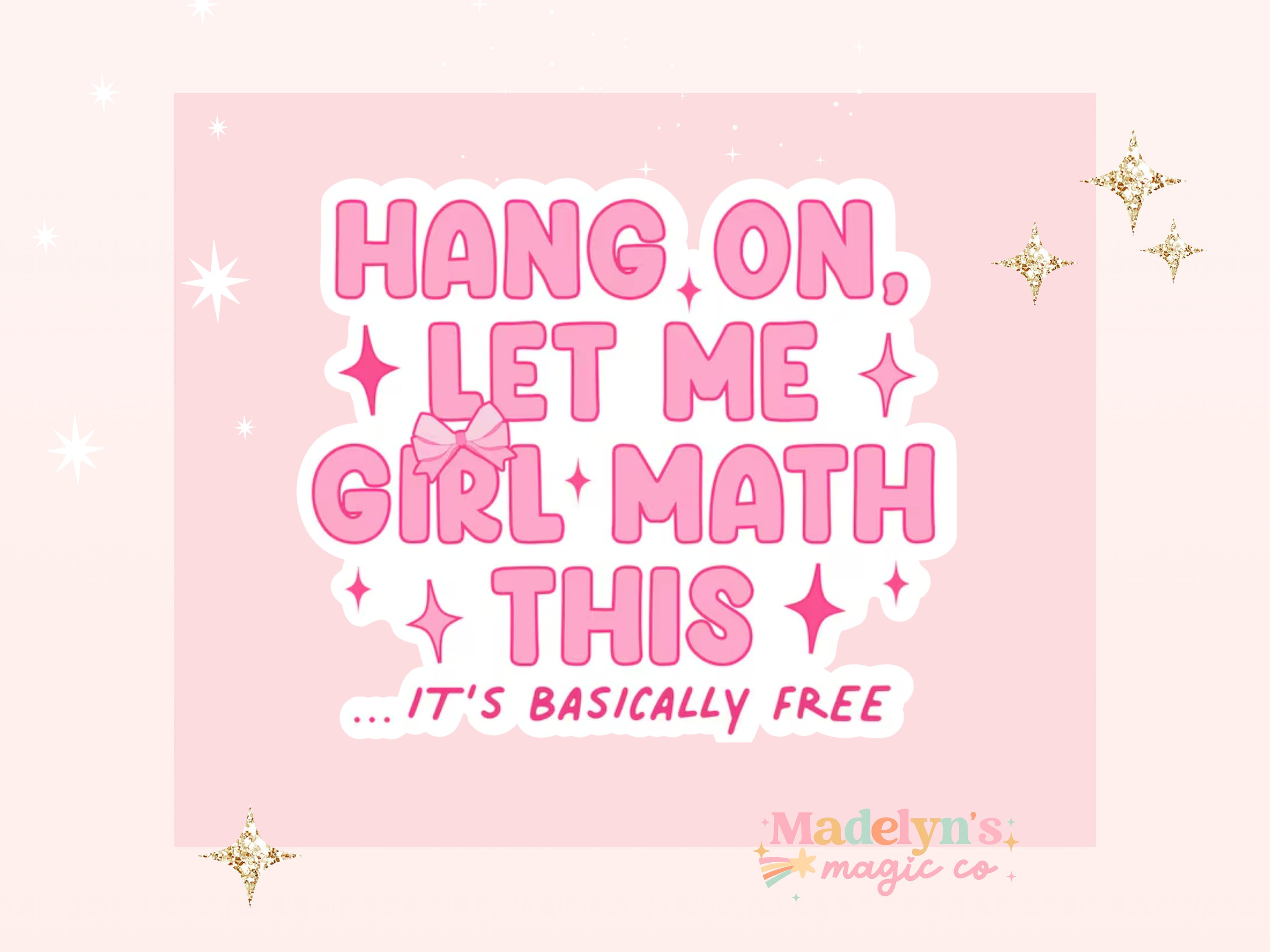 Let Me Girl Math This~ Girly Stickers ~stickers for Girl ~journal ...