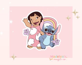 Lilo and Stitch Sticker ~ Laptop Sticker ~ Stitch Sticker ~ Disney Sticker ~ Mickey Sticker ~ Minnie Sticker