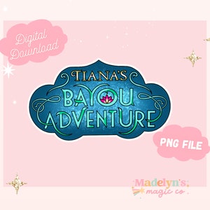 Tiana&#39;s Bayou Adventure PNG ~ Princess and the Frog Digital File ~Tiana Clipart