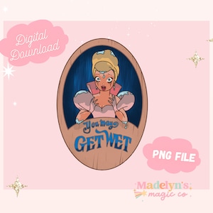 Lottie Puedes Mojarte PNG ~ Archivo Digital Princesa y la Rana ~ Tiana Clipart ~ Charlotte La Bouff png