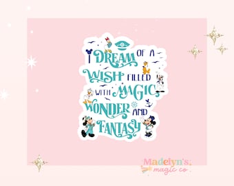 Disney Cruise Sticker ~ Laptop Sticker ~ Disney Sticker ~ Disney Cruise ~ Minnie Sticker ~ Mickey Sticker