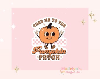 Pumpkin Patch sticker~ Halloween Sticker ~  Cute Pumpkin Sticker