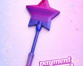 Star Payment Wand ~ Card Tap Wand ~ Cute Desk Accessory ~ Aesthetic Gadget ~ Fun Gift Idea ~ Handmade Star Wand ~ Novelty Item