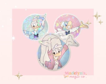 Three Caballeros Sticker set of 3 ~ Laptop Sticker ~ Donald Sticker ~ Epcot Sticker