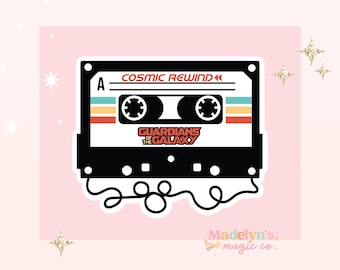 Cosmic Rewind Sticker ~ Laptop Sticker ~Disney Guardians of the Galaxy Sticker ~ Disney Sticker ~ Epcot Sticker