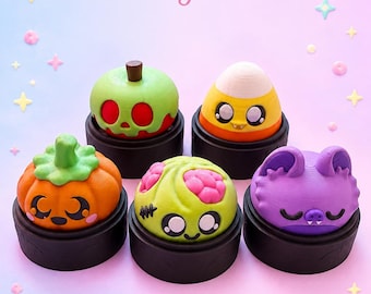 Halloween Dumpling Clicker | Kawaii Fidget Toy | Blind Box Surprise | Cute Desk Toy | Sensory Clicker | 3D Printed Gift