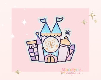 It's a Small World Building Sticker ~ Laptop Sticker ~ Small World Sticker ~ Disney Sticker ~ Fantasyland Sticker ~ Magic Kingdom Sticker