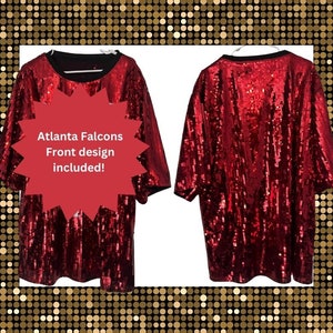 atlanta falcons sequin dress Atlanta Falcons Sequin dress Unterrio's