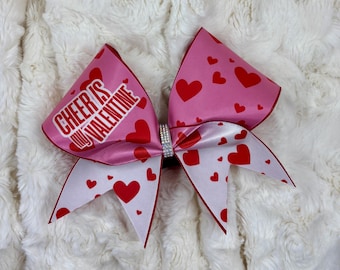 Valentines Cheer Bow