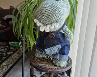 Dino Plushie (Sewn overalls not included & accessories upon request)