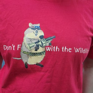 DON&#39;T F with the WILDLIFE Quokka with Grenade Launcher Premium Tee