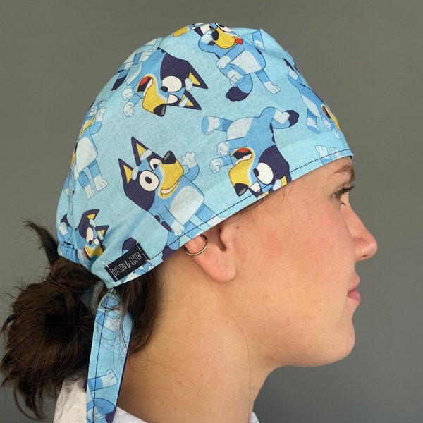 Bluey Scrub Cap [Doctors / Nurses / Vets / Dentists / Medical / Healthcare]