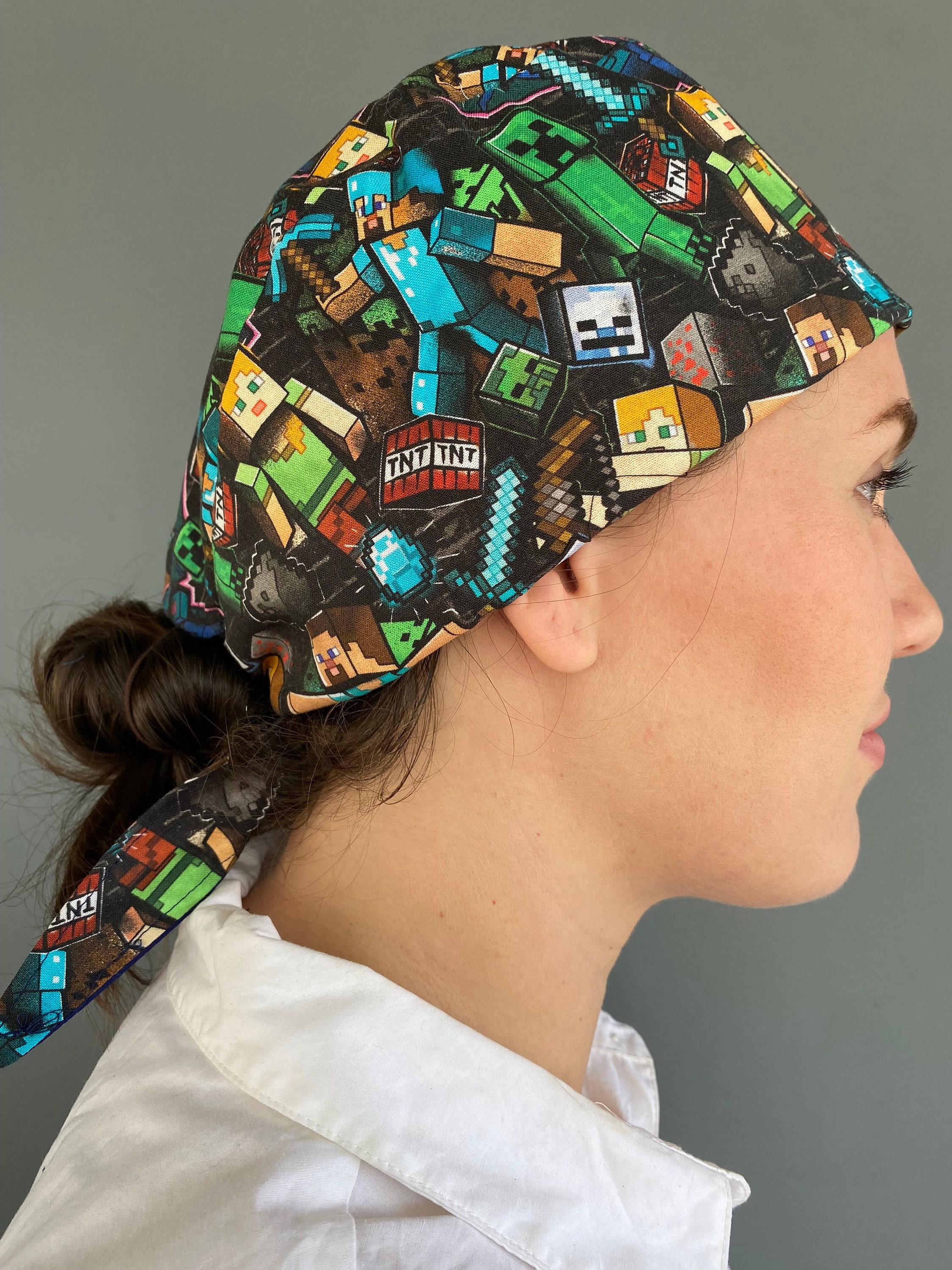 Minecraft Scrub Cap [Doctors / Nurses / Vets / Dentists / Medical / Healthcare]