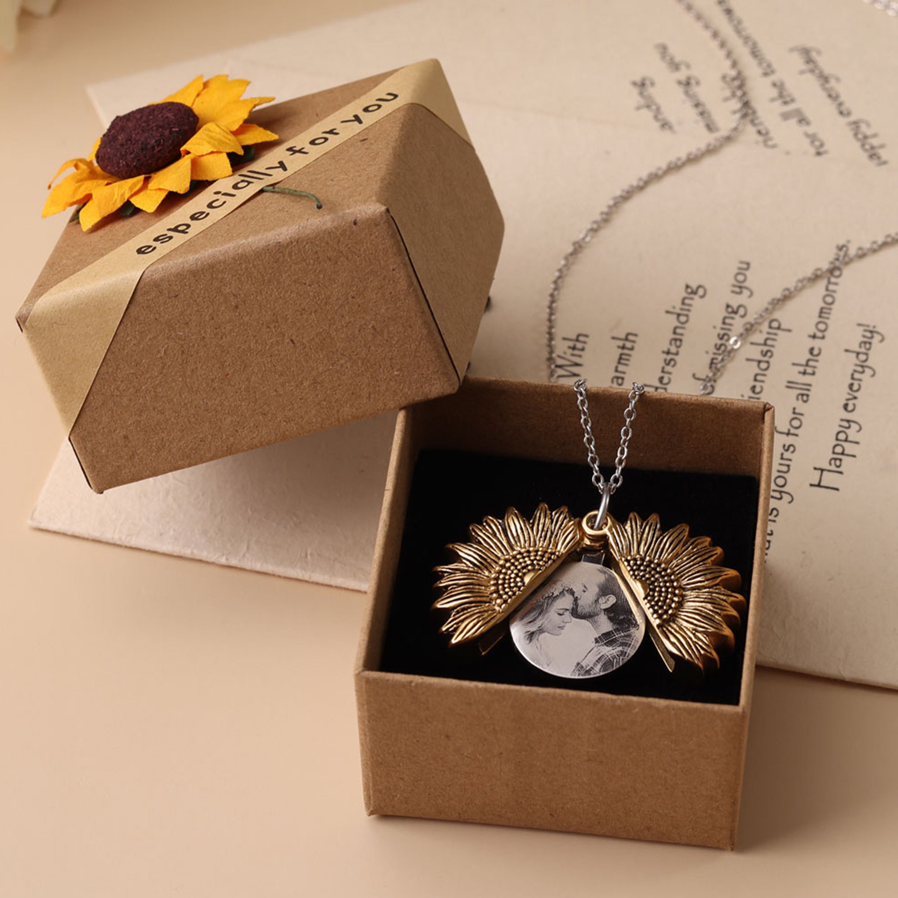 Sunflower Memorial Jewelry 