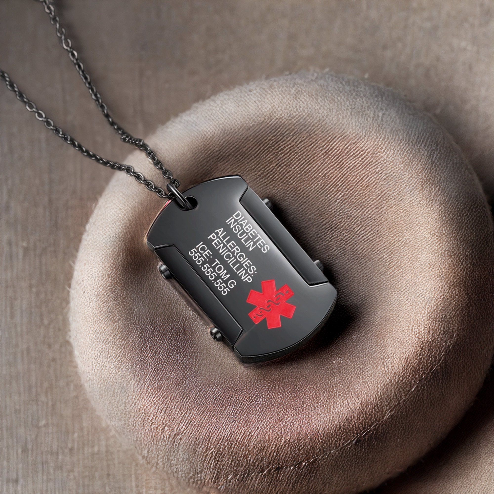 Medical usb necklace sale