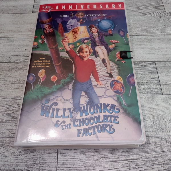 Willy Wonka and the Chocolate Factory Upcycled VHS Case Journal