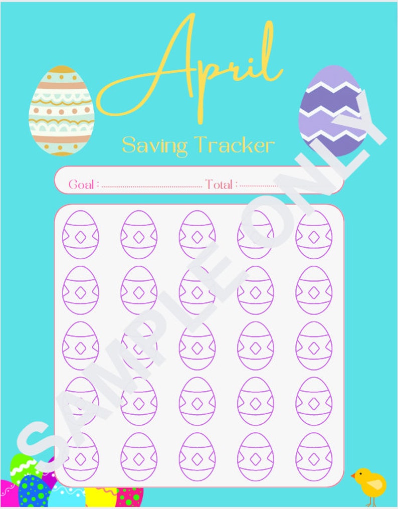 Monthly Savings Tracker - Etsy