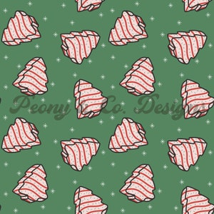 Retro Weihnachtsbaum Kuchen Musterdesign, Urlaub Rapportmuster, Weihnachten nahtlose Design