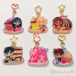 OMORI 2.5" Rainbow Acrylic Charms