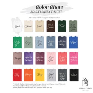 the color chart for the ladies's sleeveless t - shirt