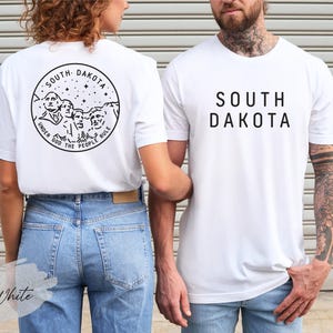South Dakota State Shirt, South Dakota Lover Shirt, South Dakota Travel Gift, South Dakota Souvenir, Mount Rushmore Shirt, SD Trip Shirt Bild 2
