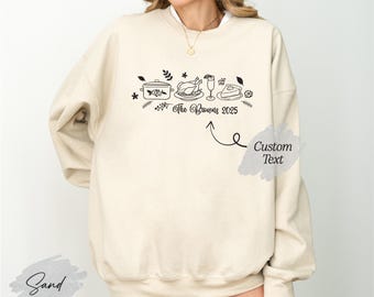 Thanksgiving Sweatshirt, Turkey Day Sweater, Personalized Pumpkin Season Top, Fall Family Sweatshirt, Custom Family, Thanksgiving Gift