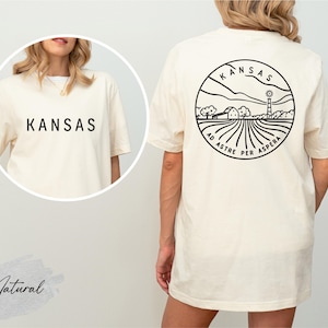 Kansas State Shirt, Kansas Sweatshirt, Kansas Lover Shirt, Kansas Travel Shirt, Kansas Birthday Shirt, Kansas Souvenir, Kansas Gift, Trip