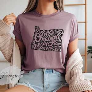 Oregon State Shirt, Oregon Map Shirt, Oregon Lover Shirt, Oregon Gift, Oregon Birthday Shirt, Oregon Travel Shirt, Oregon Souvenir
