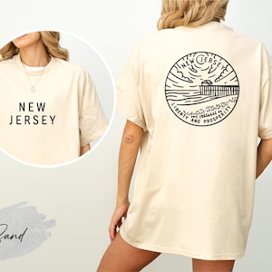 New Jersey State Shirt, New Jersey Souvenir, New Jersey Gift, New Jersey Travel Shirt, New Jersey Trip Graphic Tee, Garden State Tee
