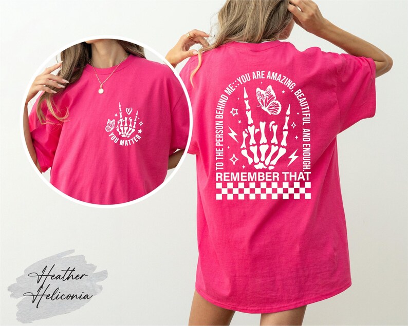 You Matter Halloween Shirt, Halloween Positivity Shirt, Spread Kindness Shirt, Halloween Positive Message Tee, Positive Halloween Vibes Tee image 3