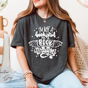 I'm Not A Bookworm I'm A Book Dragon Shirt, Book Lover Shirt, Book Nerd Shirt, Reading Lover Shirt, Reader Shirt, Library Lover Shirt