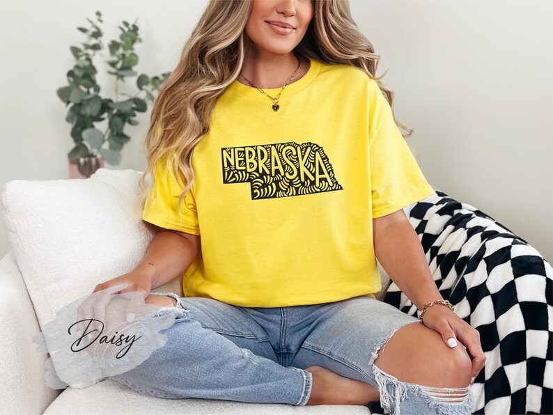 Nebraska State Shirt, Nebraska Map Shirt, Nebraska Lover T-Shirt, Nebraska Souvenir, Nebraska Birthday Shirt, Nebraska Gift, Nebraska Travel image 4