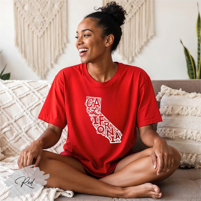 California State Shirt, California Map Shirt, California Lover Shirt, California Souvenir, California Vacation Shirt, California Pride Shirt image 3