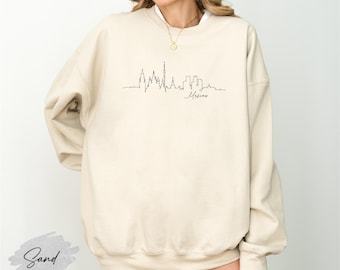 Moscow Skyline Sweatshirt, Moscow Travel Gift, Russia Souvenir, Russia Travel Gift, Moscow Souvenir, Russia City Crewneck, Moscow Crewneck