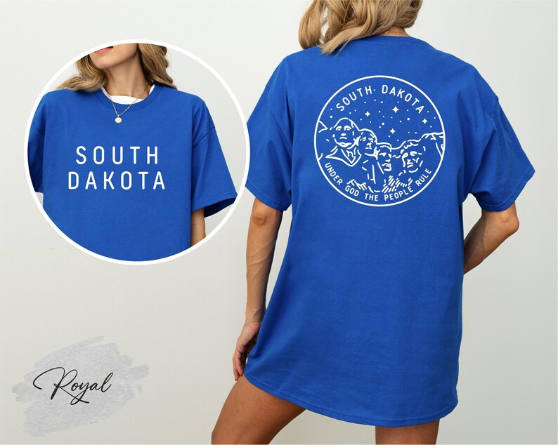 South Dakota State Shirt, South Dakota Lover Shirt, South Dakota Travel Gift, South Dakota Souvenir, Mount Rushmore Shirt, SD Trip Shirt Bild 4