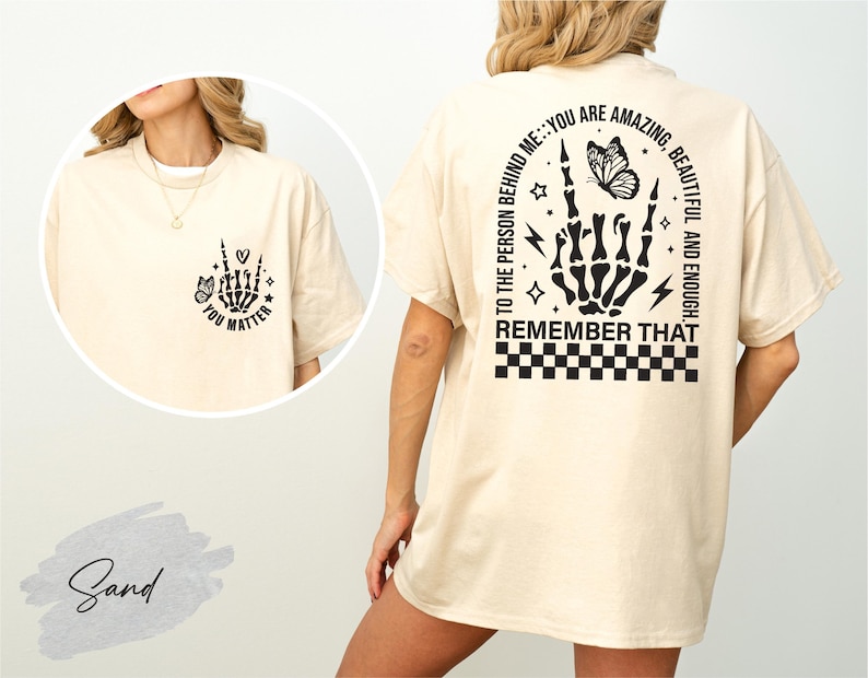 You Matter Halloween Shirt, Halloween Positivity Shirt, Spread Kindness Shirt, Halloween Positive Message Tee, Positive Halloween Vibes Tee image 1