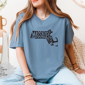 Massachusetts State Shirt, Massachusetts Map Shirt, Massachusetts Lover Shirt, Massachusetts Gift, Massachusetts Souvenir