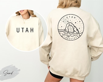 Utah State Sweatshirt, Utah Pride Crewneck, Utah Lover Gift, Utah Travel Souvenir, Cozy Utah Sweater, Utah Adventure Outfit, Utah Lover Top