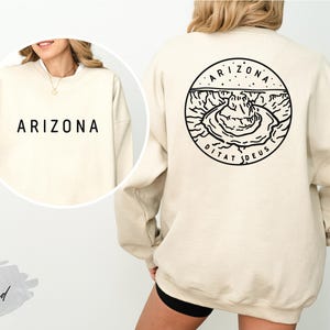 Arizona State Sweatshirt, Arizona Pride Sweatshirt, Arizona Lover Gift, Arizona Travel Souvenir, Arizona State Outfit, Cozy Arizona Crewneck