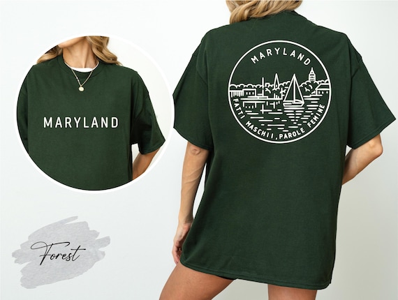Maryland State Shirt, Maryland Travel Gift, Maryland Souvenir, Maryland Lover Shirt, Maryland Pride Shirt, Maryland Trip Graphic Tee