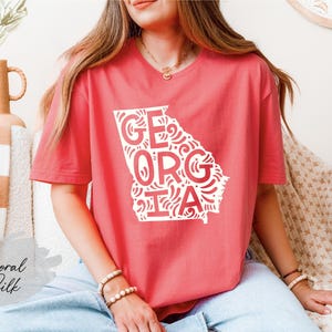Georgia State Shirt, Georgia Map Shirt, Georgia Souvenir, Georgia Travel Shirt, Georgia Birthday Shirt, Georgia Gift Shirt, Georgia Home Tee