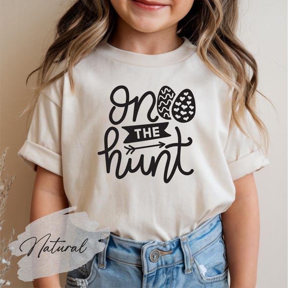 On the Hunt Shirt, Easter Egg Hunting Shirt, Easter Bunny Shirt, Bunny Lover Shirt, Kids Easter Shirt, Easter Toddler Shirt