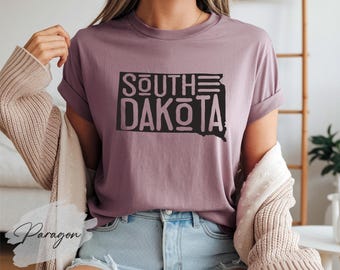 South Dakota State Shirt, South Dakota Map Shirt, South Dakota Lover Shirt, South Dakota Travel Shirt, South Dakota Souvenir