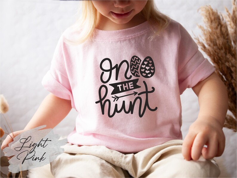 On the Hunt Shirt, Easter Egg Hunting Shirt, Easter Bunny Shirt, Bunny Lover Shirt, Kids Easter Shirt, Easter Toddler Shirt image 4