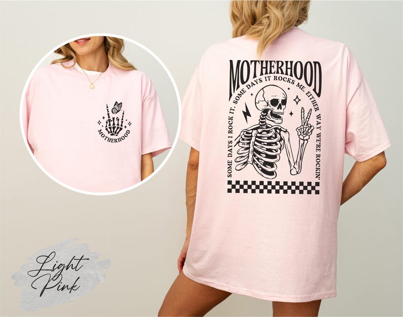 Funny Halloween Mom Shirt, Motherhood Halloween Shirt, Rocking Motherhood Shirt, New Mom Halloween tee, Halloween Mom Shirt, Funny Mom Gift image 3