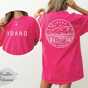 Idaho State Shirt, Idaho Nature Shirt, Idaho Lover Graphic Tee, Idaho Travel Gift, Idaho Wilderness Shirt, Idaho Souvenir, Idaho Hiking Tee